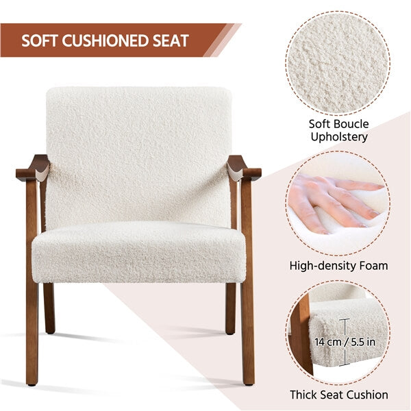 Yaheetech Fabric Accent Chair - Image 5