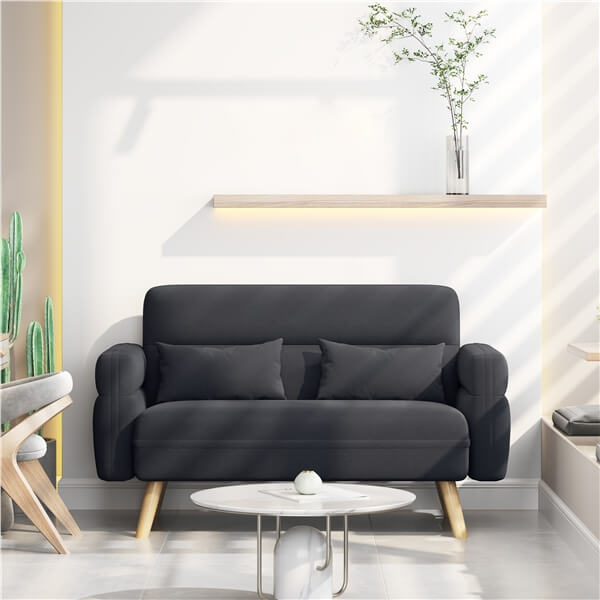 Yaheetech 46 Small Modern Fabric Sofa - Image 9