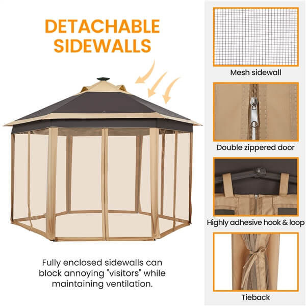 Yaheetech 13??13 Pop-Up Patio Gazebo Tent - Image 10