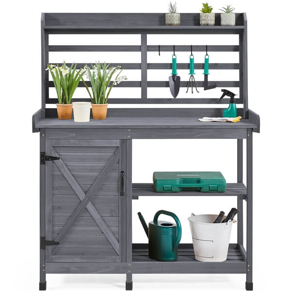 Yaheetech Large Horticulture Work Table Workstation - Image 9