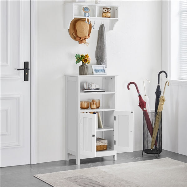 Yaheetech Free Standing Cabinet with Double Door and Adjustable Shelf - Image 5