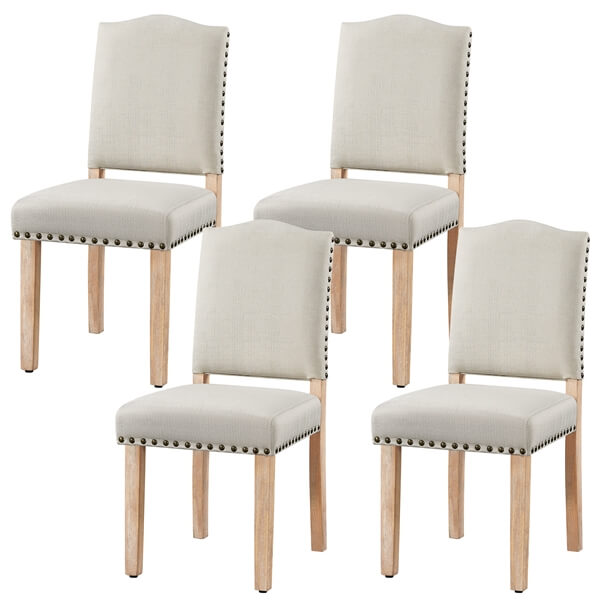 Yaheetech Dining Chairs Set of 4 Dining Room Chair - Image 2