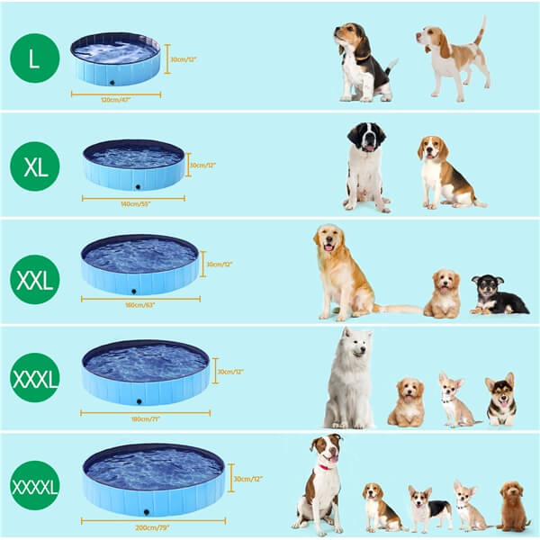 Yaheetech Foldable Dog Pool 79 x 12 Inches - Image 6