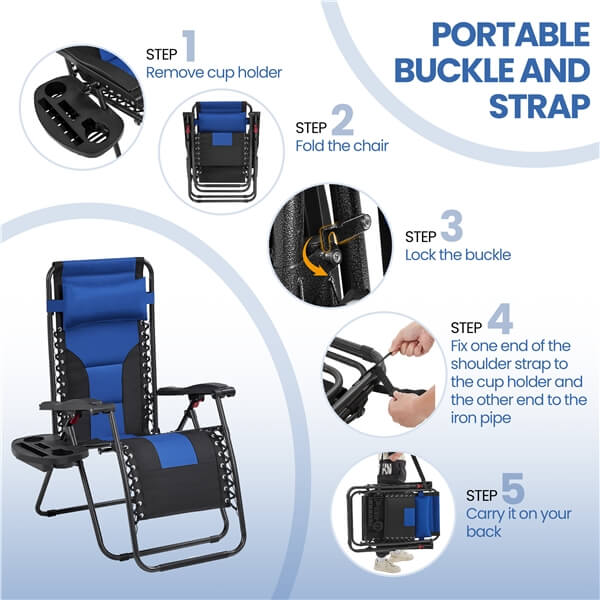 Yaheetech Padded Zero Gravity Recliner - Image 11